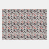 Skizzen für Rosa und Grau Geschenkpapier Set (Vorderseite 2)