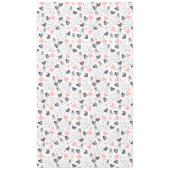 Skizzen-Herzen Personalisiertes Bestes Valentinsge Tischdecke (Vorderseite)
