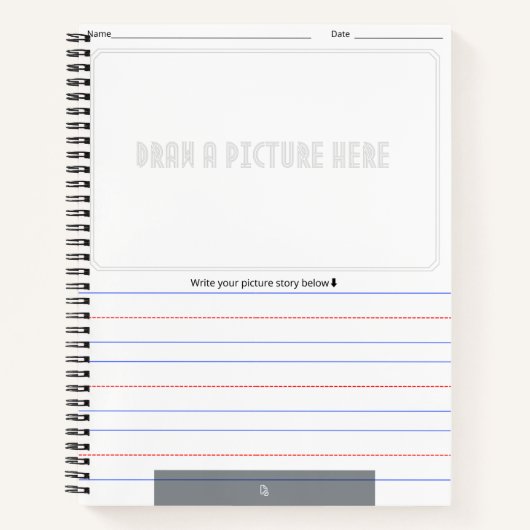Skizzen und Gedanken-Notebook Notizblock (Vorderseite)