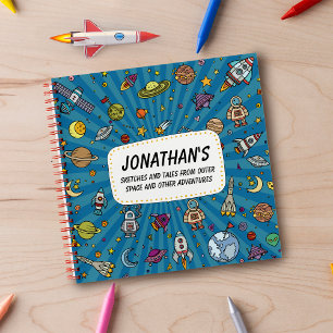 Skizzen und Geschichten aus dem Weltraum Notizblock