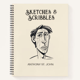 Skizzen und Kritzeleien Notizbuch