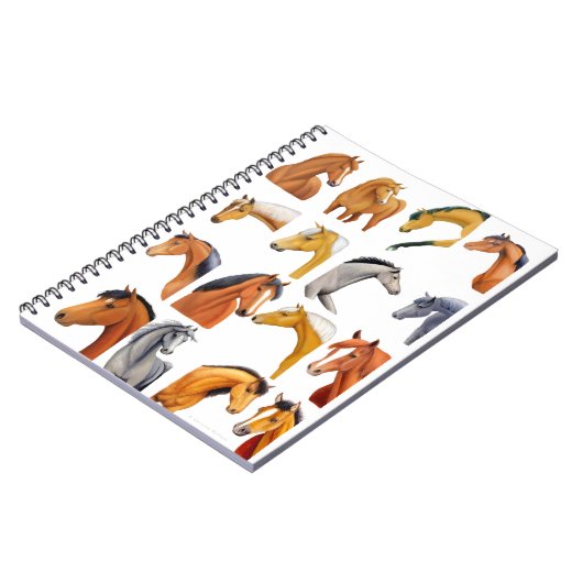 Skizzen von Pferden Notizblock (Linke Seite)