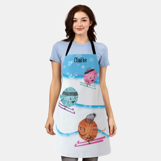 Skizzen Weihnachtscrochthaken Handwerksshow Schürze (Getragen)