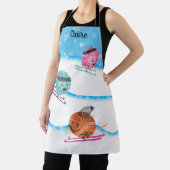 Skizzen Weihnachtscrochthaken Handwerksshow Schürze (InSitu)