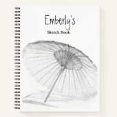 Skizzenbuch für Künstler mit eigenem Kunstwerk Notizblock (Vorderseite)