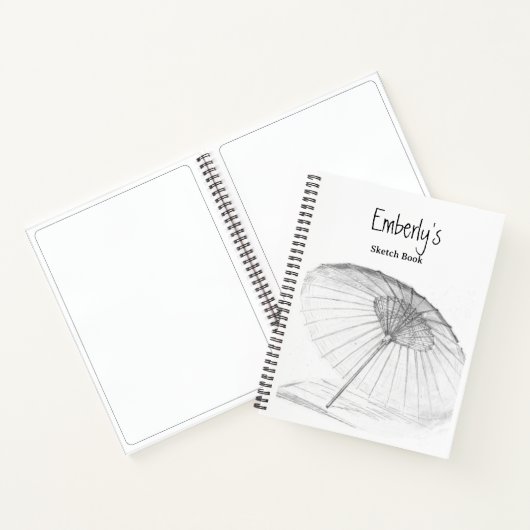 Skizzenbuch für Künstler mit eigenem Kunstwerk Notizblock (Innenseite)