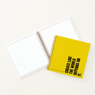 Skizzenbuch Motivation für Künstler Designer Träum Notizblock