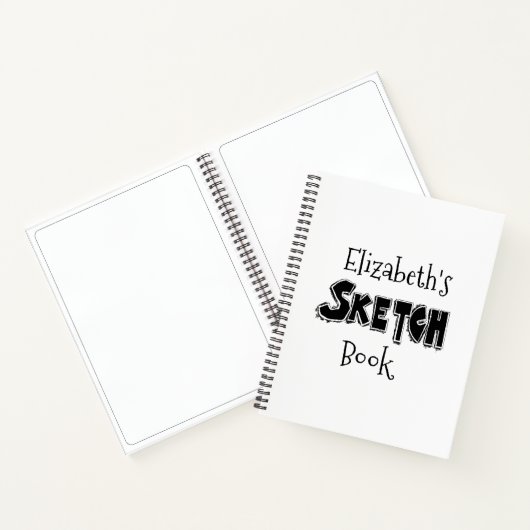 Skizzenbuch Notizblock (Innenseite)