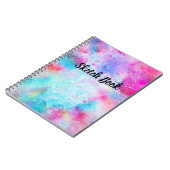 Skizzenbuch zum Zeichn oder Schreiben Notizblock (Linke Seite)