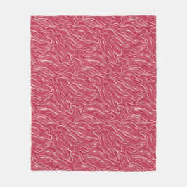 Skizzenkurven Fleecedecke