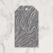 Skizzenkurven Geschenkanhänger (Rückseite)