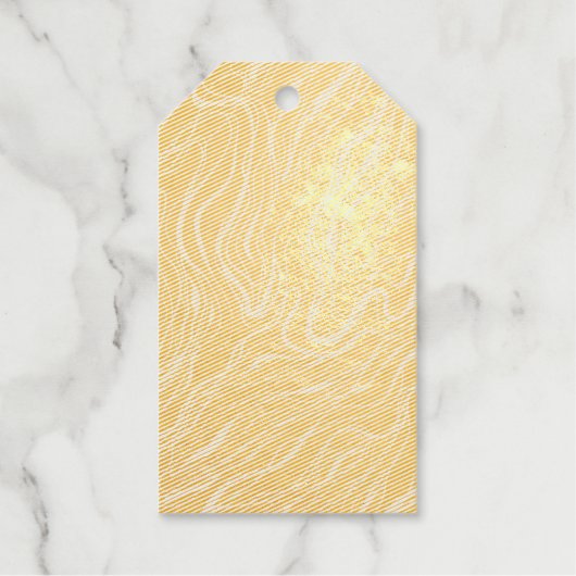 Skizzenkurven Geschenkanhänger (Vorderseite)