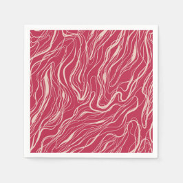 Skizzenkurven Serviette