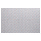 Skizzierte Blumen auf Hellblau Stoff (Yard (91,4 cm))