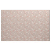 Skizzierte Blumen auf Hellbraun Stoff (Fat Quarter (45,7 x 55,9 cm))