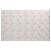 Skizzierte Blumen auf hellgrau Stoff (Fat Quarter (45,7 x 55,9 cm))