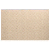Skizzierte Blumen auf Hellorange Stoff (Yard (91,4 cm))