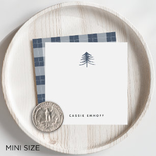 Skizzierte Mini-Weihnachtskarte mit Personalisieru Mitteilungskarte