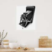 Skizzierte Vintage Fotokunstausdrucke Poster (Küche)