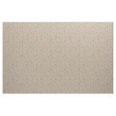 Skizzierte Wildblumen auf Hellbraun Stoff (Yard (91,4 cm))