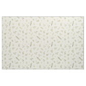 Skizzierte Wildblumen auf Hellgelb Stoff (Fat Quarter (45,7 x 55,9 cm))