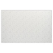 Skizzierte Wildblumen auf Weiß Stoff (Yard (91,4 cm))