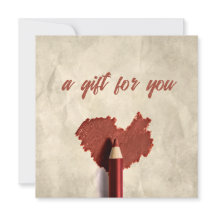 Skizzierte, Zeichnend Pen-Geschenkkarte