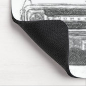 Skizzierter Chevy LKW Mousepad (Ecke)