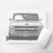 Skizzierter Chevy LKW Mousepad (Mit Mouse)