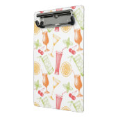 Skizziertes Cocktail-Muster Mini Klemmbrett (Gewinkelt2)