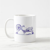 Skizziertes Dynamometer Kaffeetasse (Links)