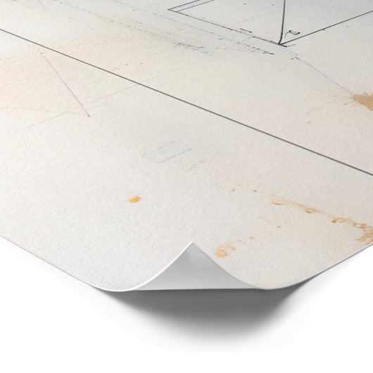 Skizzierungsdiagramm Poster (Ecke)