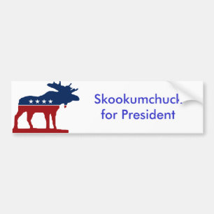 Skkokumchuck für Präsidenten Autoaufkleber