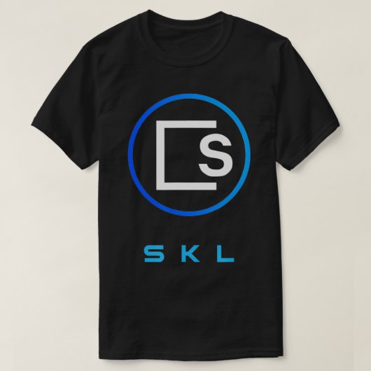 SKL Crypto HODL SKALE Token Decentralized Finance T-Shirt (Design vorne)