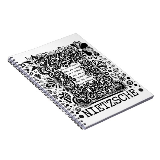 Sklave oder TYRANT Philosophie Zitat von Nietzsche Notizblock (Rechte Seite)