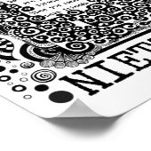 Sklave oder TYRANT Philosophie Zitat von Nietzsche Poster (Ecke)