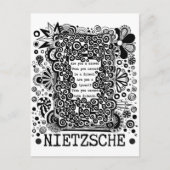 Sklave oder TYRANT Philosophie Zitat von Nietzsche Postkarte (Vorderseite)