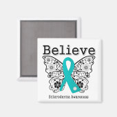 Skleroderma-Bewusstsein Magnet (Vorderseite/Rückseite)