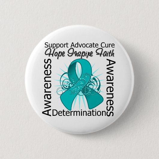 Skleroderma Inspiration Spiralschleife Button (Vorderseite)