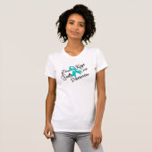 Skleroderma Liebe Hoffnung Entschlossenheit T-Shirt (Vorne ganz)