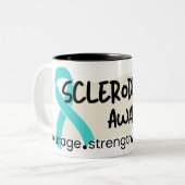 Skleroderma Magnete Zweifarbige Tasse (Vorderseite Links)