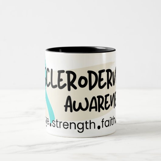 Skleroderma Magnete Zweifarbige Tasse (Mittel)