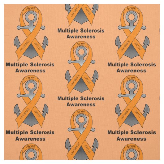 Sklerose-Anker der Hoffnung Stoff (Muster)