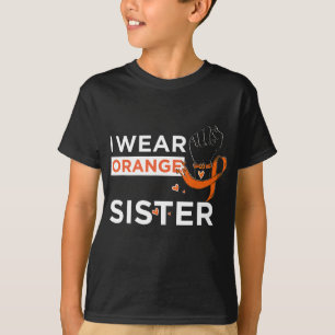 Sklerose Awareness Frau I trägt Orange für meine S T-Shirt