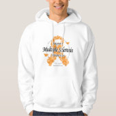 Sklerose-Band der Schmetterlinge Hoodie (Vorderseite)