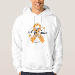 Sklerose-Band der Schmetterlinge Hoodie