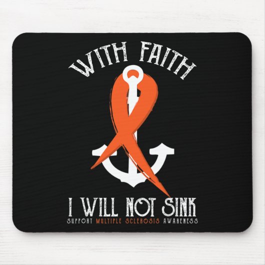 Sklerose Bewusstsein mit dem Glauben Ich werde nic Mousepad (Vorne)