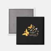 Sklerose Bewusstsein Schmetterlinge 1 Magnet (Vorderseite/Rückseite)