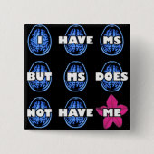 Sklerose-Bewusstseins-Knopf Button (Vorderseite)