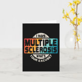 Sklerose Frau Awareness Fun Gift Karte (Gelbe Blume)